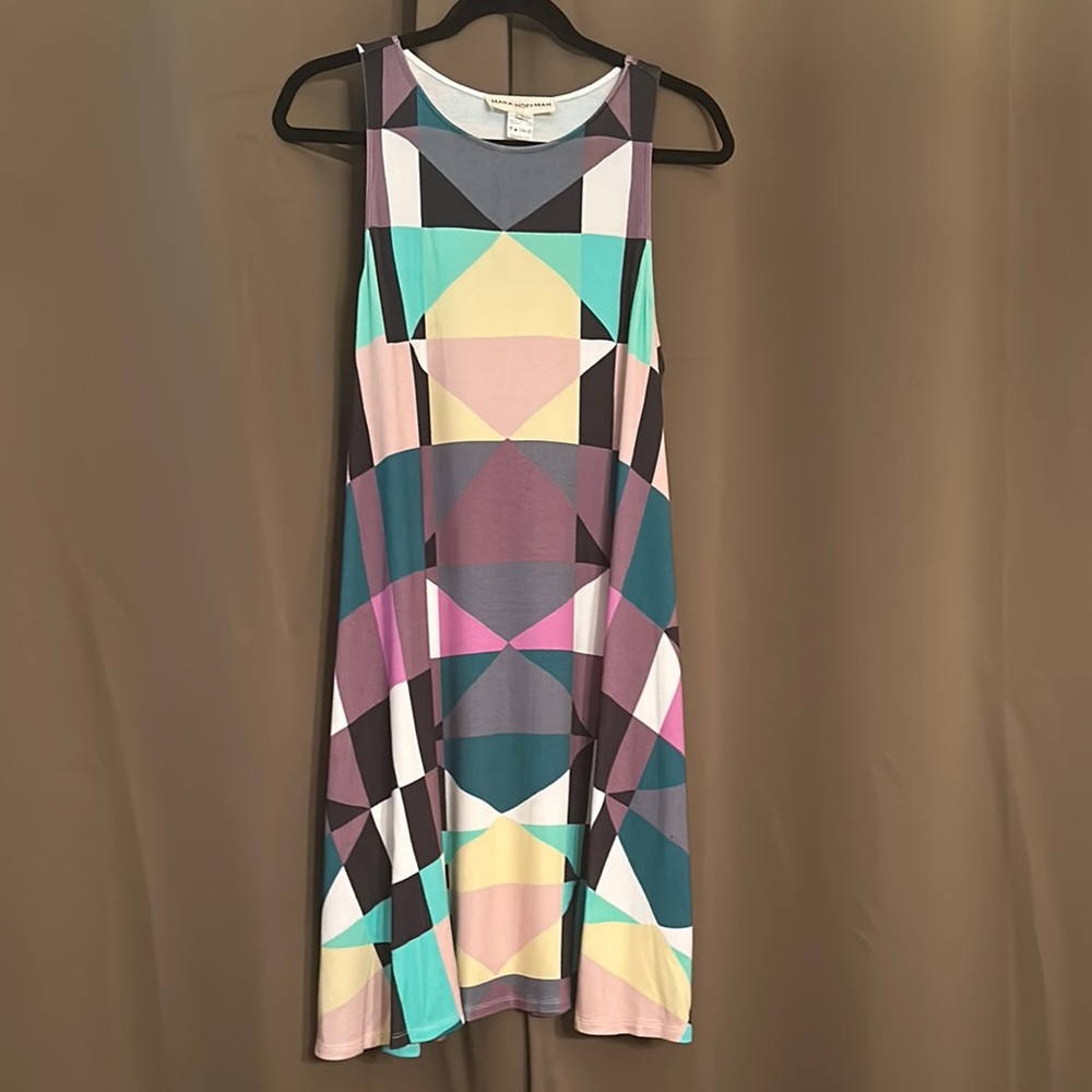 Mara Hoffman Geometric Multicolor Sleeveless Dress - image 1
